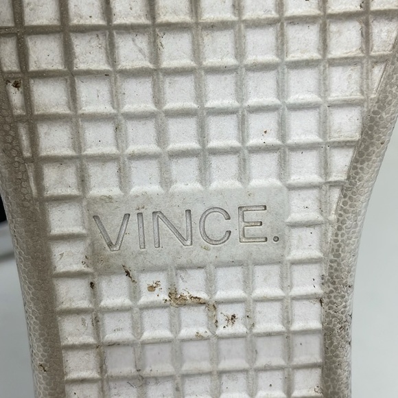 Vince Shoes Women's 7 Black Leather Slip on Flats Mules Sneakers - Picture 13 of 13